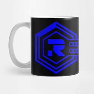 Recognizer- Deep Blue Lines Mug